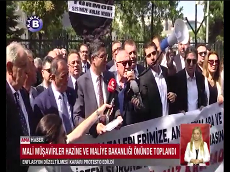 Hazine ve Maliye Bakanlığı Önündeki Basın Açıklaması ile İlgili  KanalB Haber Kanalında Yer Alan Haberimiz…