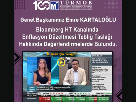 “Enflasyon Düzeltmesi Tebliğ Taslağı Hakkında” Değerlendirmeler