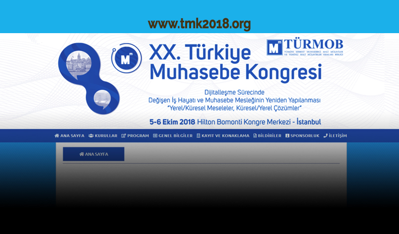 XX. Türkiye Muhasebe Kongresi web sitesi kullanıma açıldı