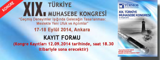 19. Türkiye Muhasebe Kongresi Katılım Formu